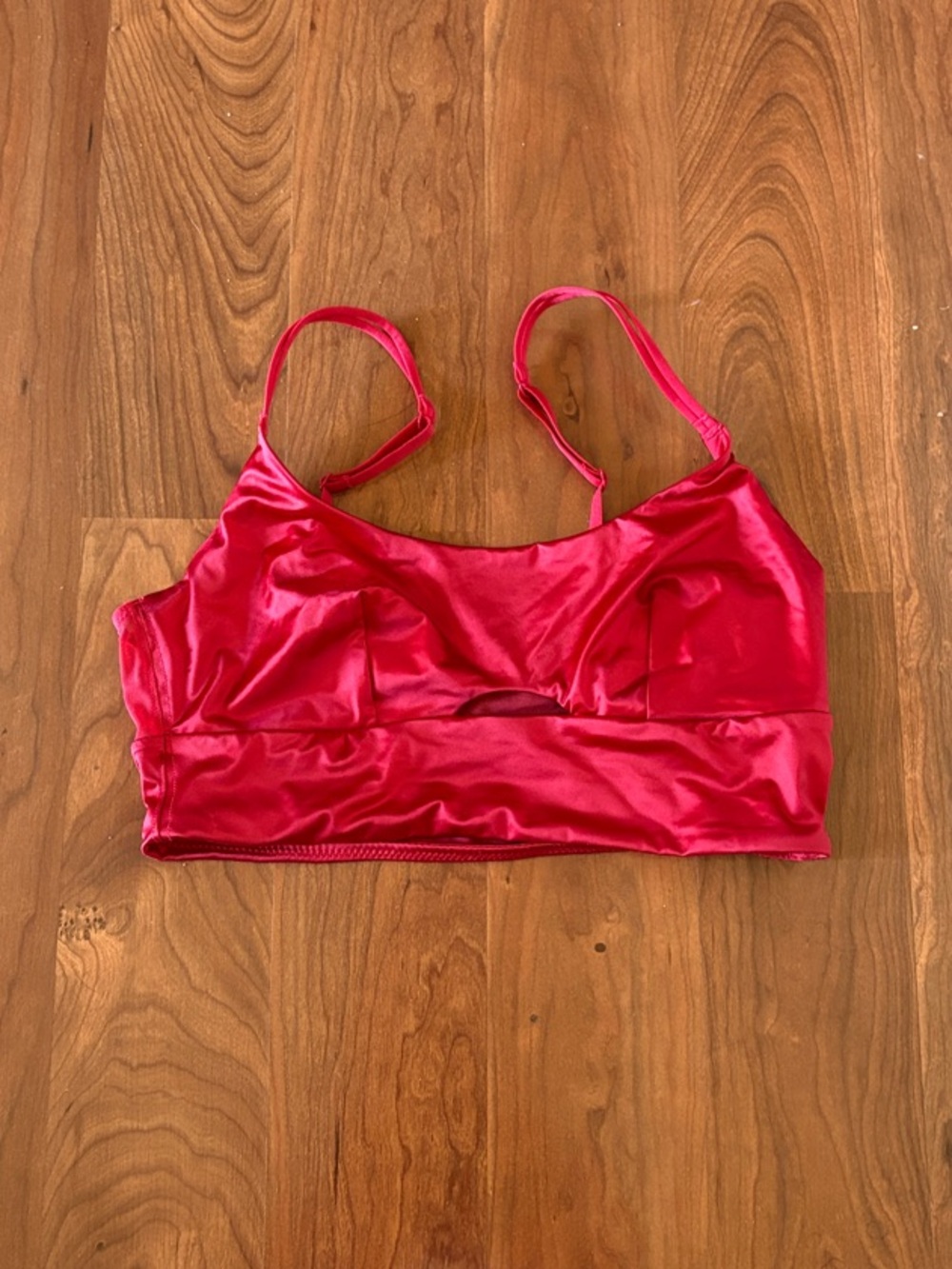 Auden Red Satin Bralette